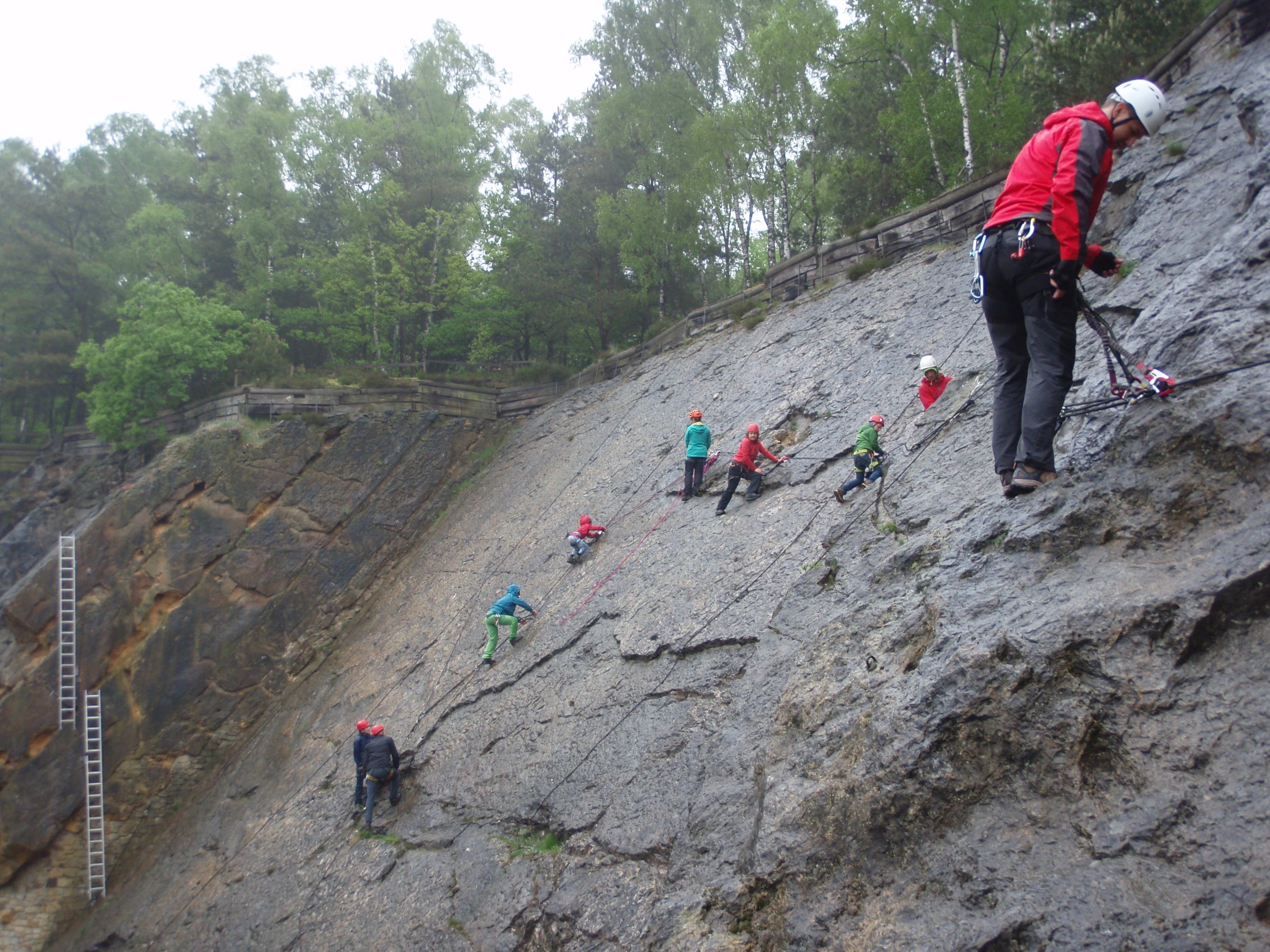 2015 Fortbildung - Mit Kindern auf dem Klettersteig