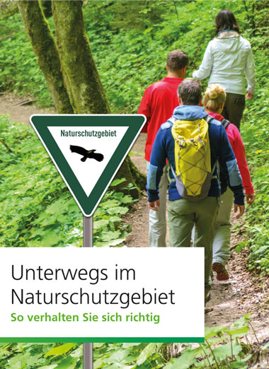 Flyer Unterwegs im Naturschutzgebiet