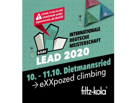 10.10. - 11.10.2020 Internationale Deutsche Meisterschaft Lead 2020